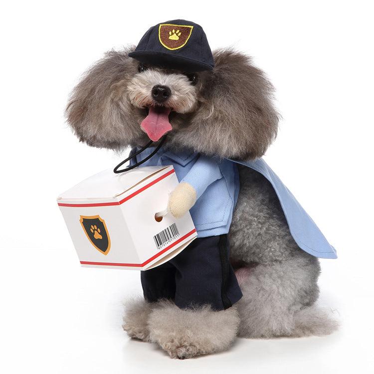 Funny Cosplay Pet Costume Set: Cute Cartoon Dog Outfit For Halloween And Christmas Dress-Up-8